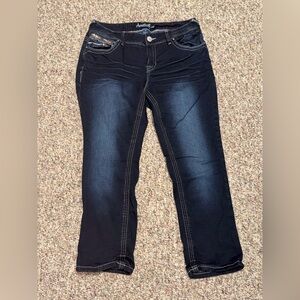 Women's,‎ juniors size 9 amethyst jeans Black Denim Jeans, bootcut